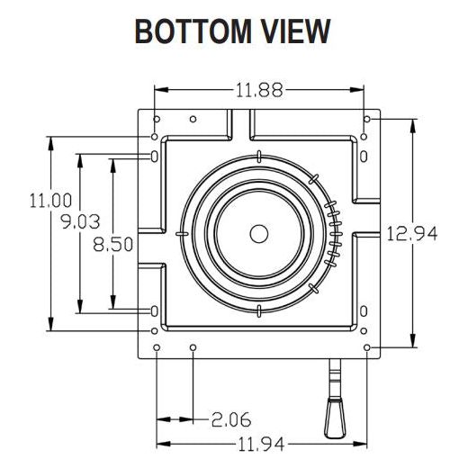Tractor Loader Excavator Seat Swivel Kit