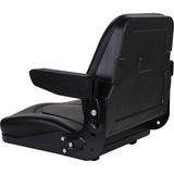 Compact Tractor Fork Lift Lawn Mower Loader Seat w/ Slide Tracks