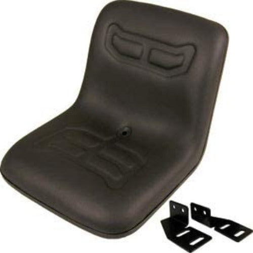 16" Narrow Compact Tractor Seat w/ Brackets