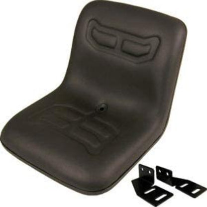 16" Narrow Compact Tractor Seat w/ Brackets