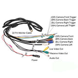 CabCAM 9" Quad HD Monitor - 2 White LED Camera Observation System w/ Audio