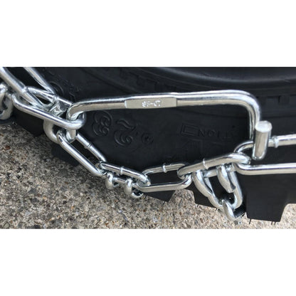 18 x 8.50 - 8 Heavy Duty Tire Chain (Pair) 4 Link