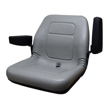 Skid Loader Compact Lawn Mower Garden Tractor Seat w/ Arm Rests