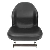 Gator Loader Compact Lawn Mower Garden Tractor Seat w/ Flip Bracket