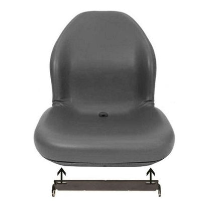 Gator Loader Compact Lawn Mower Garden Tractor Seat w/ Flip Bracket