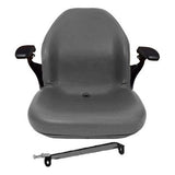 Loader Compact Lawn Mower Garden Tractor Seat w/ Arm Rests