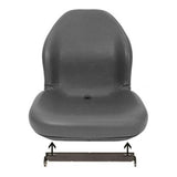 Gator Loader Compact Lawn Mower Garden Tractor Seat w/ Flip Bracket