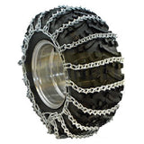 24" - 25" ATV / UTV Heavy Duty Tire Chain (Pair) V Bar 2 Link