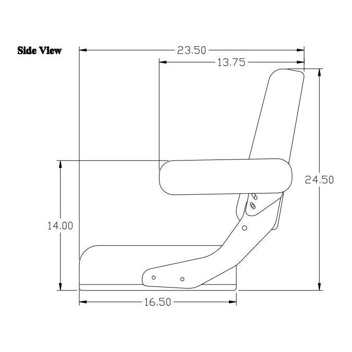 Tractor Combine Harvester Seat Assembly for John Deere