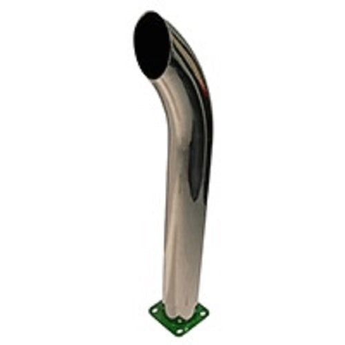 Chrome / Stainless Steel Exhaust Pipe for John Deere 24" Tall - 3" OD