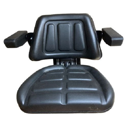 Heavy Duty Farm Tractor Seat w / Suspension / Flip Up Arm Rests