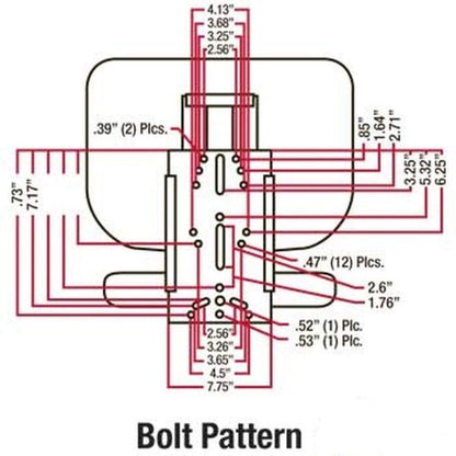 Low Back Tractor Seat w/ Mechanical Suspension