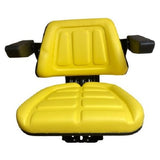 Heavy Duty Farm Tractor Seat w / Suspension / Flip Up Arm Rests