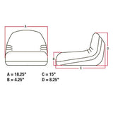 Lawn Mower Garden Tractor Seat for John Deere